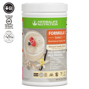 Formula 1 Select: Sabor natural de vainilla